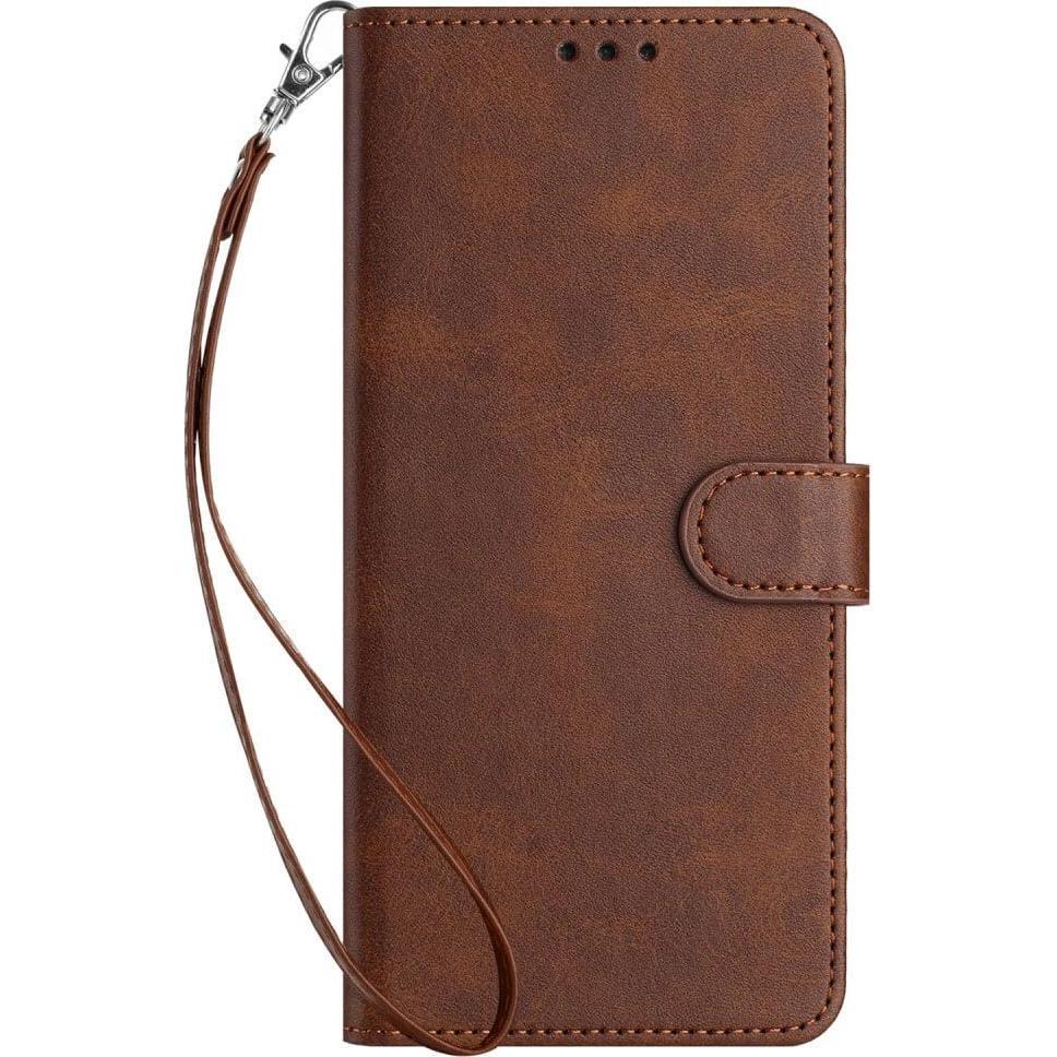 Cover-Discount Xiaomi Poco F6 Pro - Premium Handyhülle Etui (Xiaomi Poco F6 Pro), Smartphone Hülle, Braun