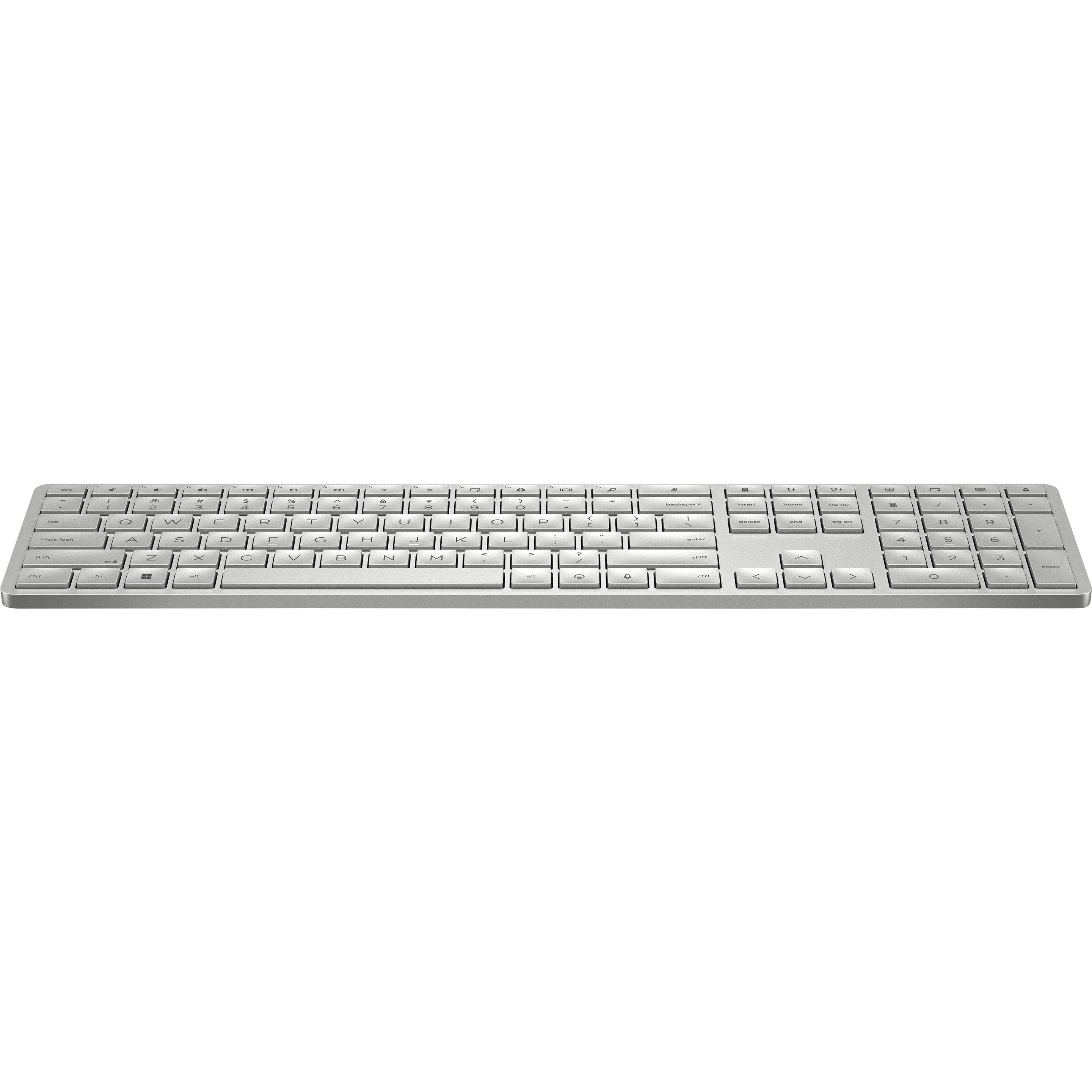 HP 970 Programowalna klawiatura (US, Kabelgebunden), Tastatur, Silber