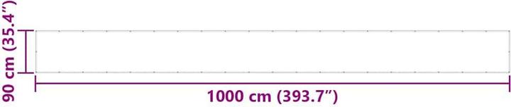 Image du produit vidaXL Balkon Sichtschutz (1000 cm)