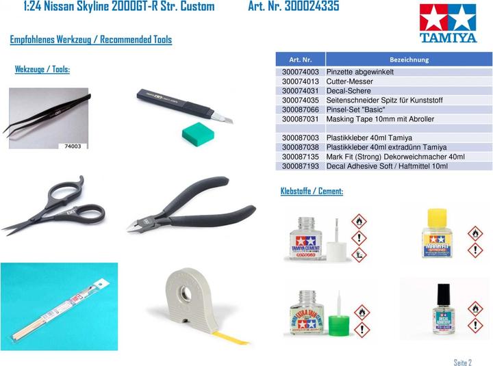 Produktbild Tamiya Nissan Skyline 2000 GT-R