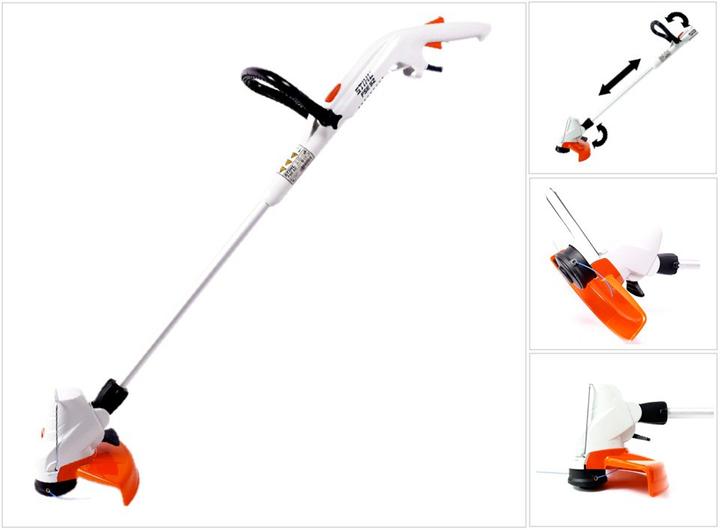 Immagine prodotto Stihl FSE 52 500W decespugliatore elettrico tagliaerba con occhiali di sicurezza ( 4816 011 4100 ) (Filo di taglio)