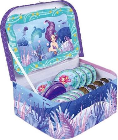 Lobbes Mermaid -Teeservice im Picknickkoffer