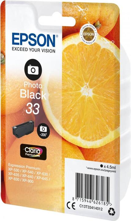 Produktbild Epson 33 Claria Premium (PBK)