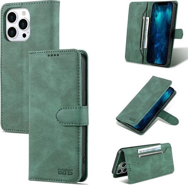 Produktbild MU Classic Retro Leder Bookcover Hülle (Apple iPhone 13 Pro Max)