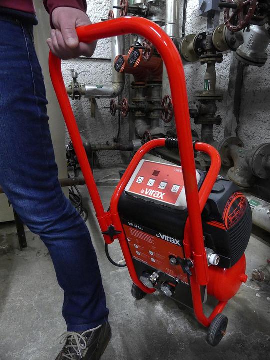Produktbild Virax Hochleistungsentschlammungsgerät VIRAFAL + Injektor + Druckminderventil (Durchlaufpumpe)