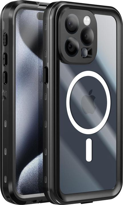 Actual product image Redpepper Vollschutz-Hülle für iPhone 15 Pro Wasserdicht MagSafe-kompatibel (Apple iPhone 15 Pro)
