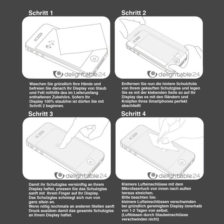 Produktbild Nalia Schutzglas (1 Stk., Huawei P8 Lite)