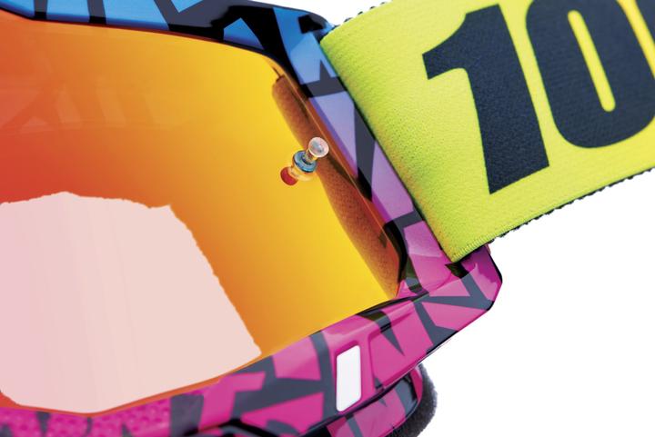 Actual product image 100% Accuri 2 Goggle KB43 DSpray - Mirror Red Lens (Blue, Pink, Mirror Red)