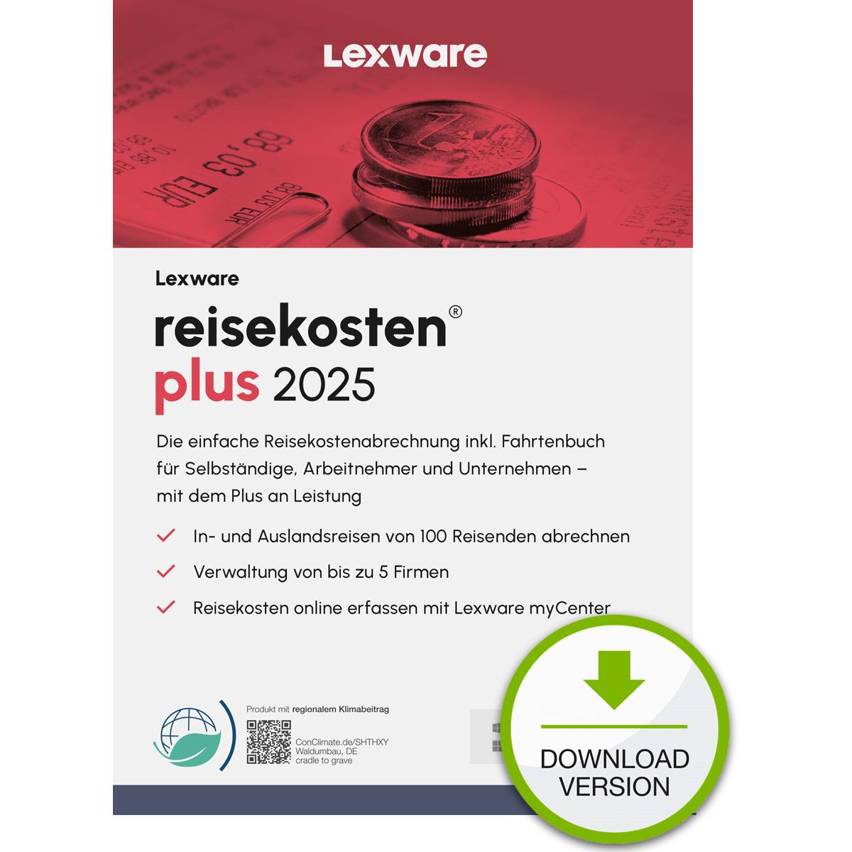 Lexware ESD / reisekosten plus 2025 / On für Windows