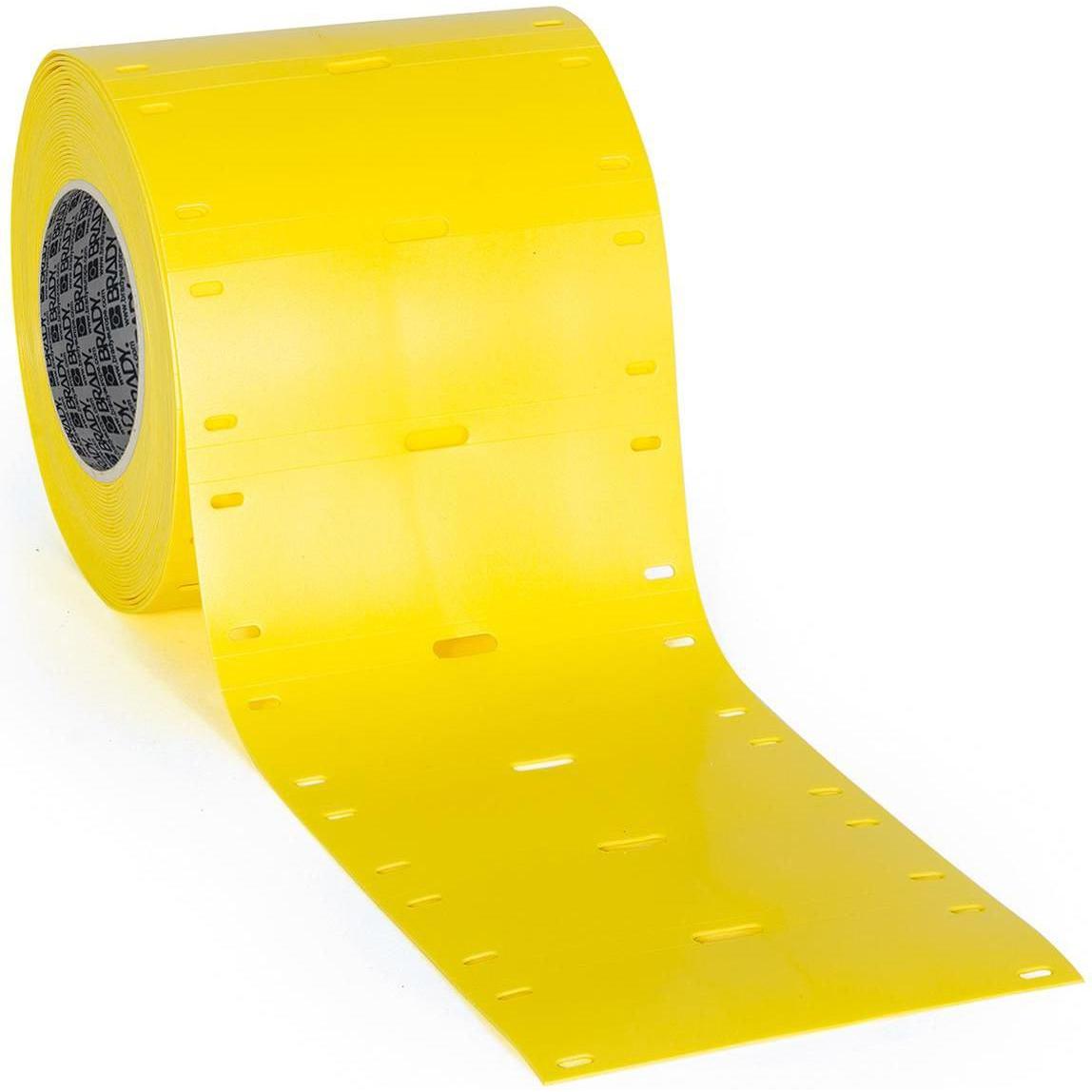Brady, Etiketten, THT-7525-348-YL Kabelanhänger fürs Verkehrswesen Gelb Matt 75 x 25 mm für