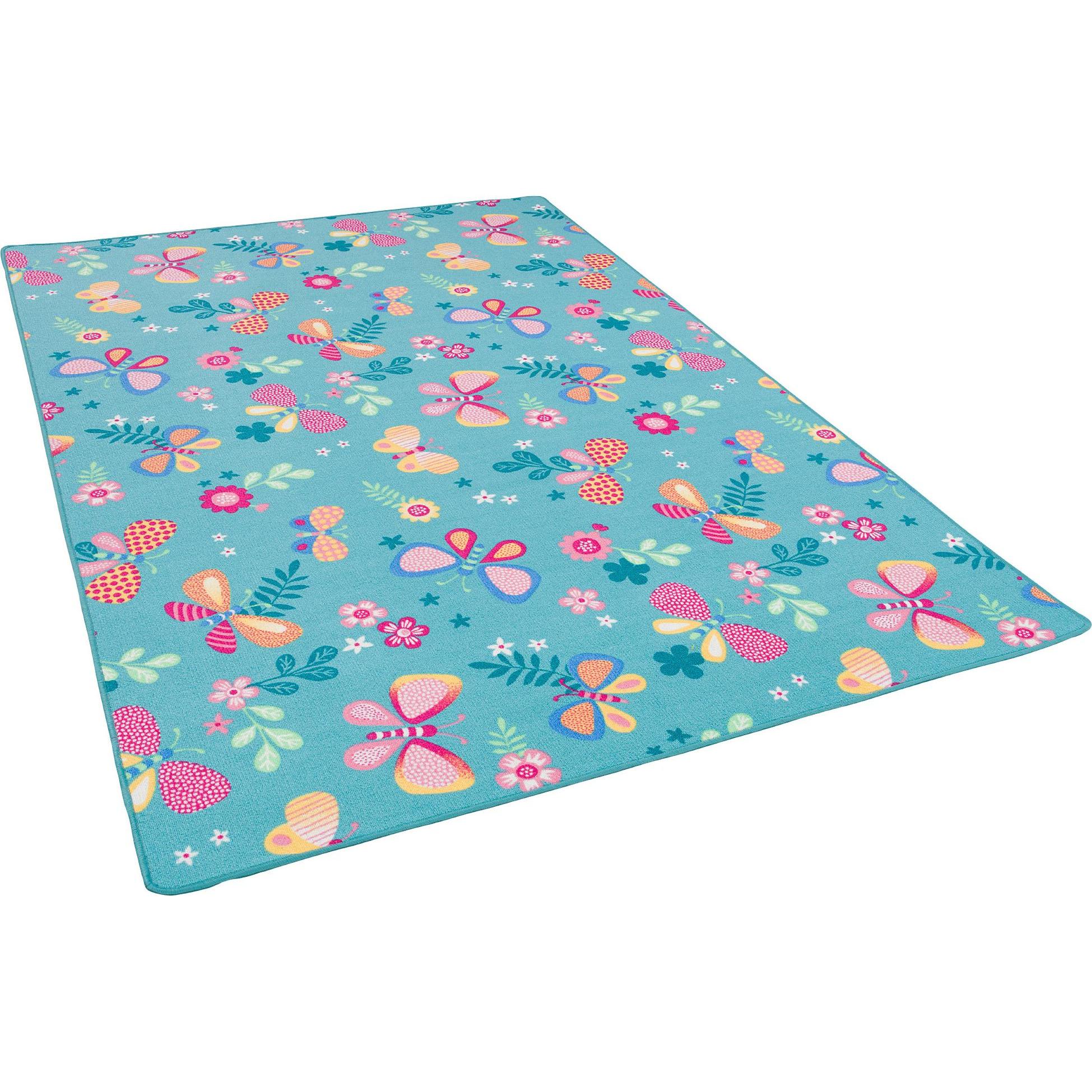 Snapstyle, Spielteppich + Spielmatte, Kinder Spiel Teppich Schmetterling (80 x 320 cm)