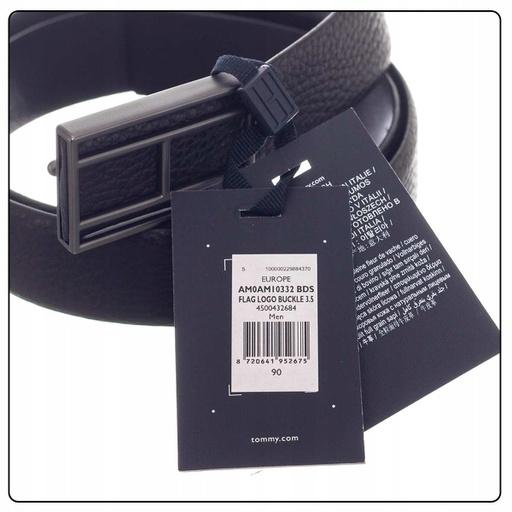 Actual product image Tommy Hilfiger Flag Logo Buckle 3.5 AM0AM10332 BDS 95 (95)