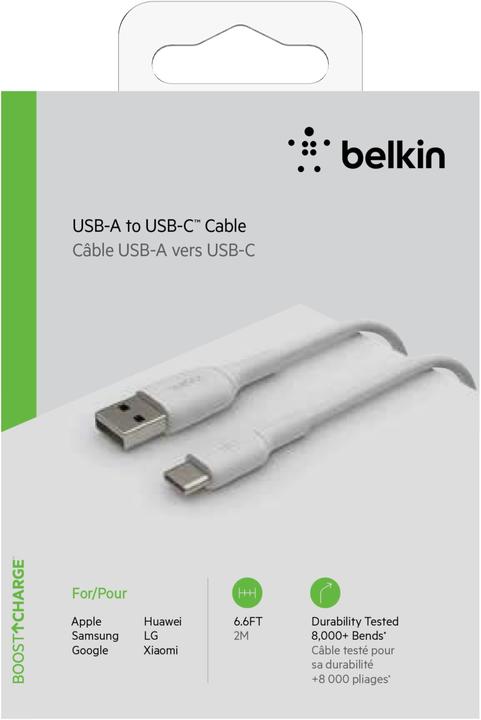 Actual product image Belkin Boost Charge USB-A - USB-C (2 m, USB 2.0)