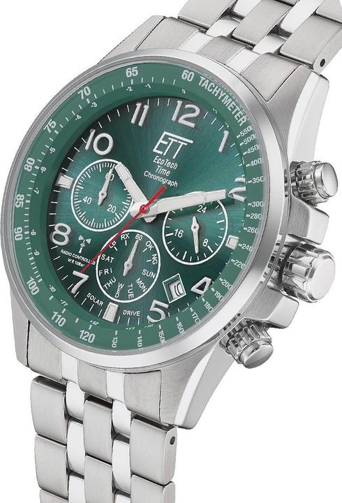 Actual product image ETT EGS-11611-82MS (Sports watch, Digital watch, Rotatable bezel, Radio-controlled clock, Chronograph, 43 mm)