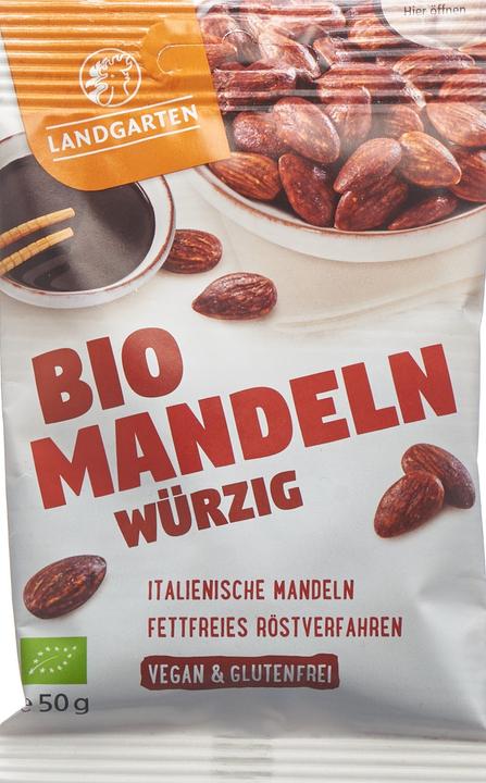 Image du produit Landgarten Amandes épicées bio (50 g)