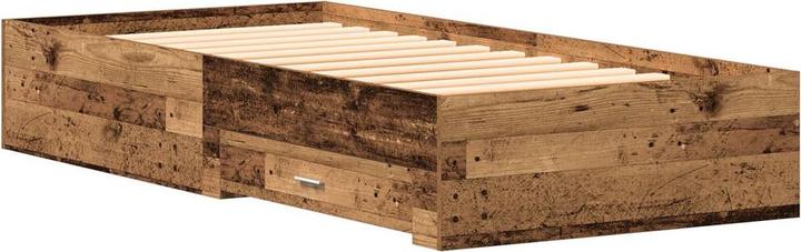 Image du produit vidaXL Cadre de lit en vieux bois 90x200 cm bois d'ingénierie (90 x 200 cm)