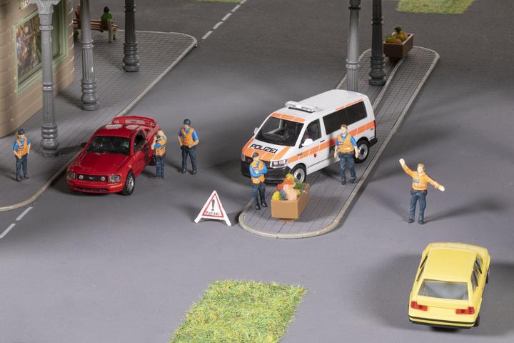 Produktbild Faller Polizei-Kontrolle CH 1, Warnweste orange