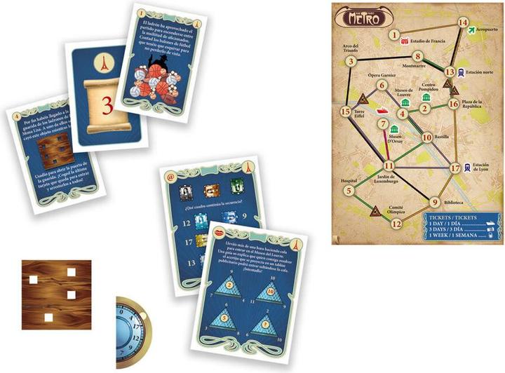 Image du produit Clementoni Spanish Escape Game Adventure in Paris board game (Espagnol)