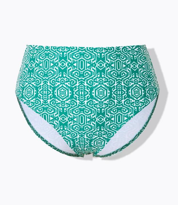 Image du produit Studio Untold Bas de bikini, shorty taille haute, imprimé Ikat (42)