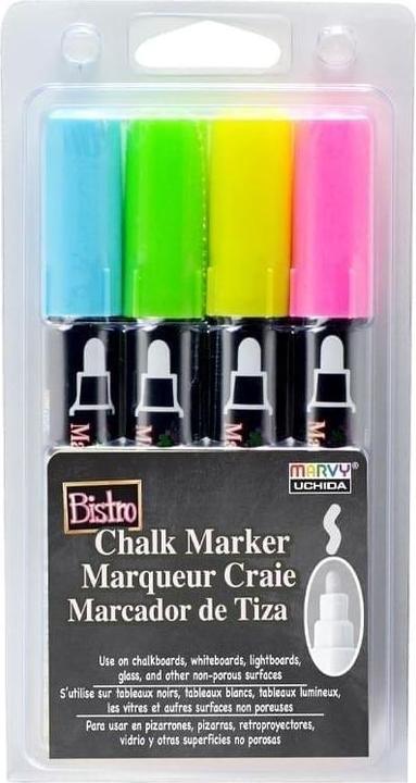 Produktbild Marvy Bistro Kreidemarker 4 Farben