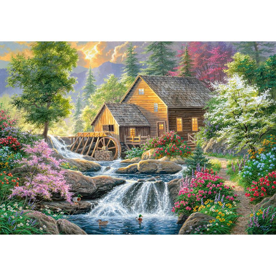 Thumbnail - Cherry Pazzi Puzzle Mühle im Sommer 2000 Teile (2000 Teile)