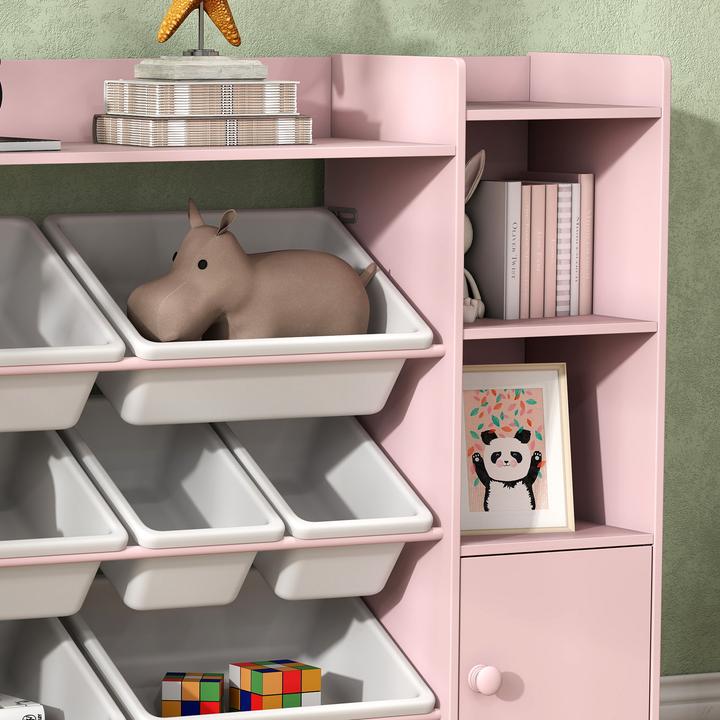 Actual product image Aiyaplay Kinderregal MDF, Stahl Rosa