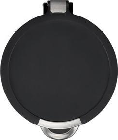 Produktbild EKO Tritt-Mülleimer Artistic 5 Liter Matt Schwarz (5 l)