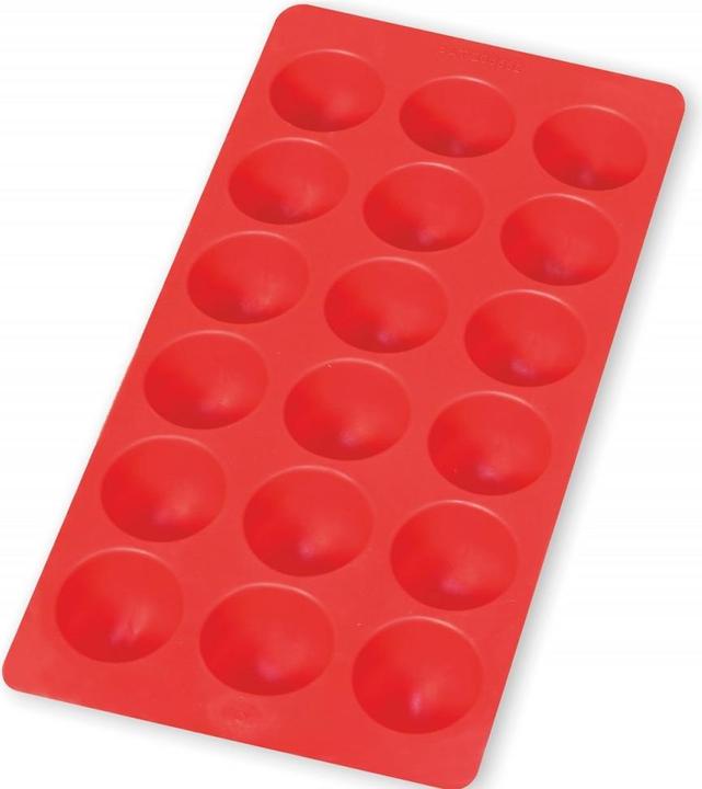 Image du produit Lékué Bac à glaçons, rond, rouge