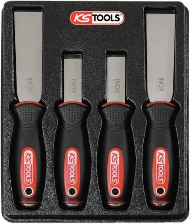 Actual product image KS Tools STAINLESS STEEL Chisel scraper set, 4 pcs