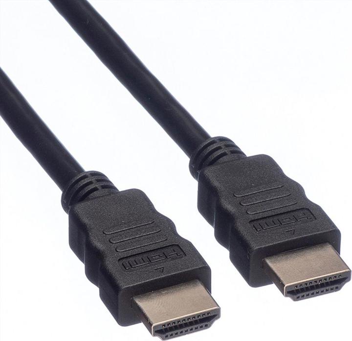 Produktbild Roline HDMI High Speed Kabel mit Ethernet, TPE, schwarz, 5 m (5 m)