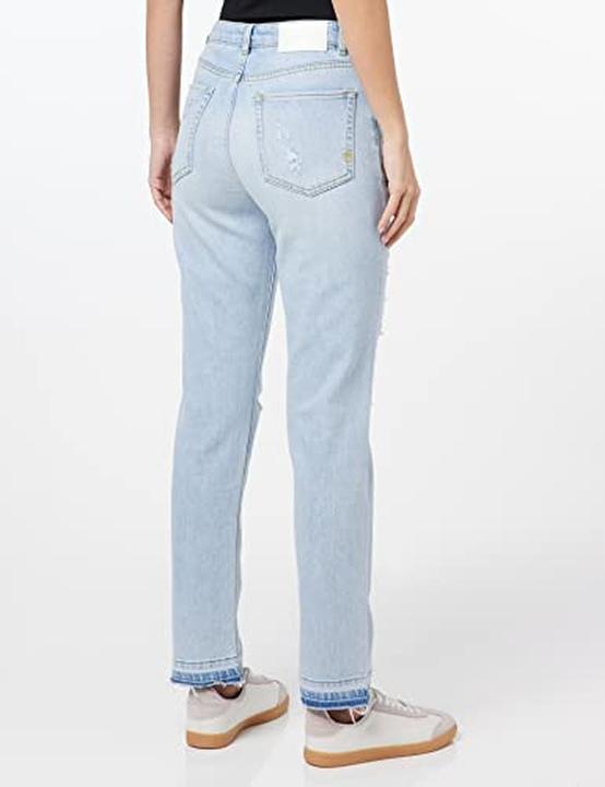 Actual product image Pinko Sissy Slim Denim Light Ramm Jeans with Scheuren (32)
