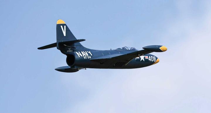 Produktbild Freewing F9F Panther PNP 4S 64mm blue Jet EDF (Jet)