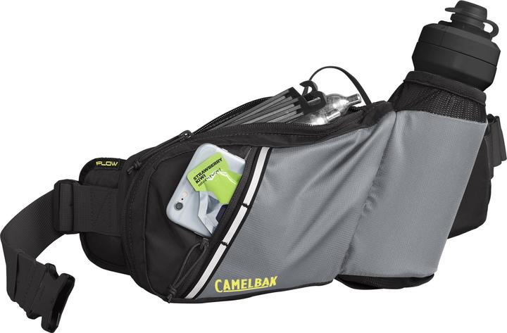 Immagine prodotto Camelbak Unisex - Cintura per bevande Flow per adulti, Argento/Lime, Taglia unica