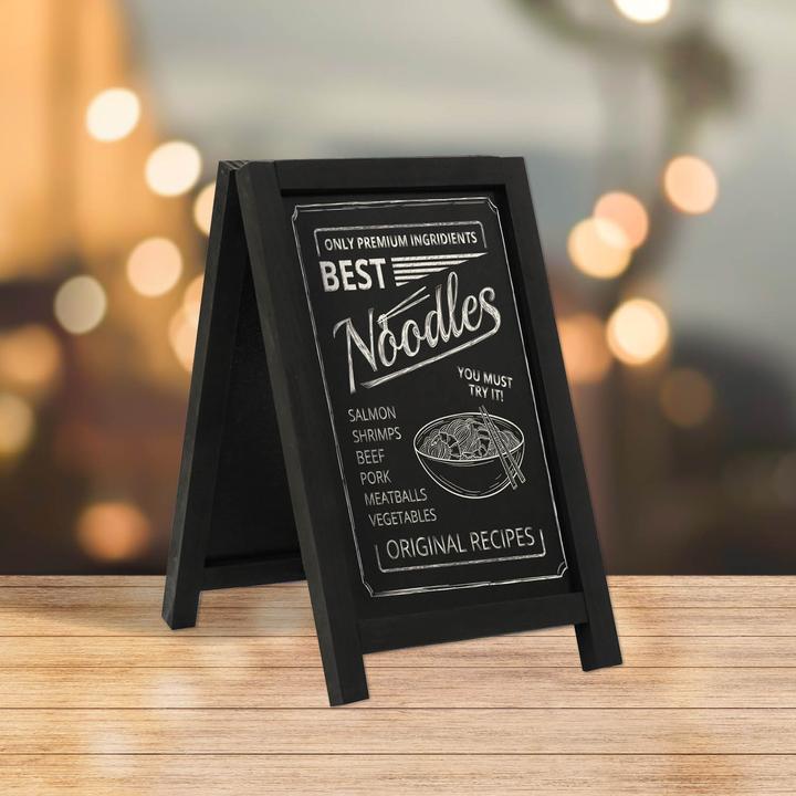 Produktbild Europel Kreidetafel Tischaufsteller, Mini, schwarz