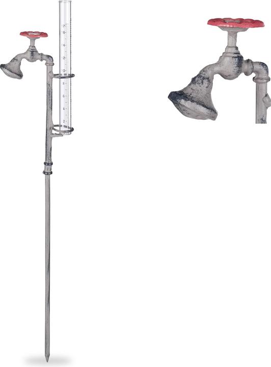 Produktbild Relaxdays Regenmesser Wasserhahn