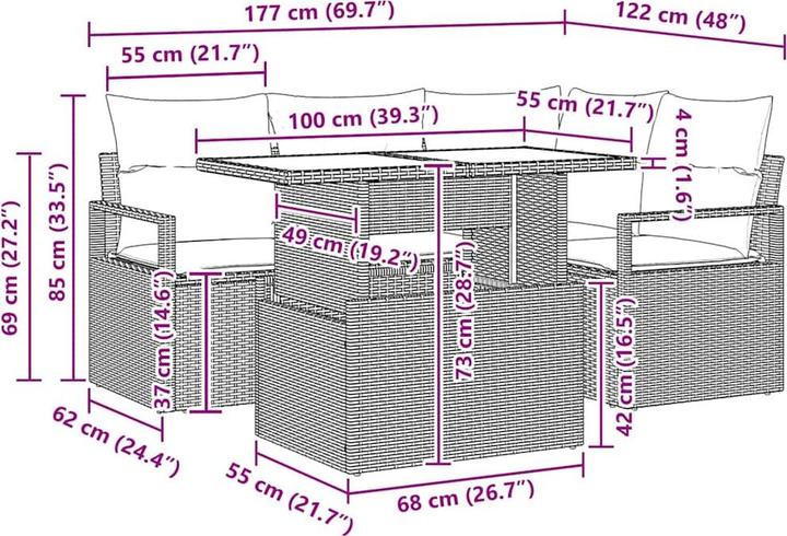 Produktbild vidaXL Aurelien