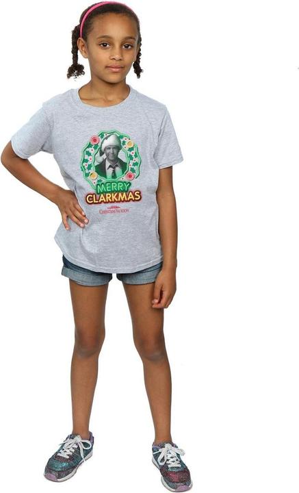 Produktbild National Lampoon´s Vacation National Lampoon's Christmas Vacation Greyscale Clarkmas TShirt Mädchen (140, 146)