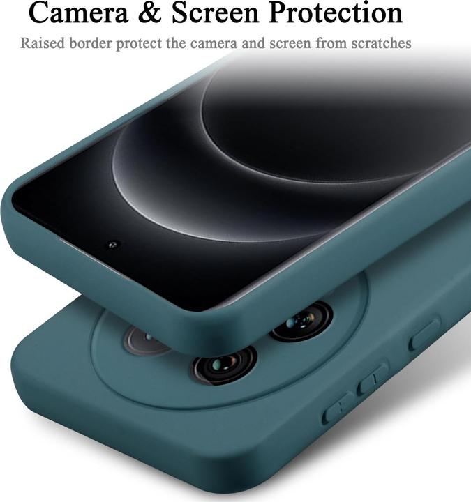 Image du produit Cadorabo Housse pour Xiaomi 14 Ultra TPU avec protection liquide en silicone (Xiaomi 14 Ultra)