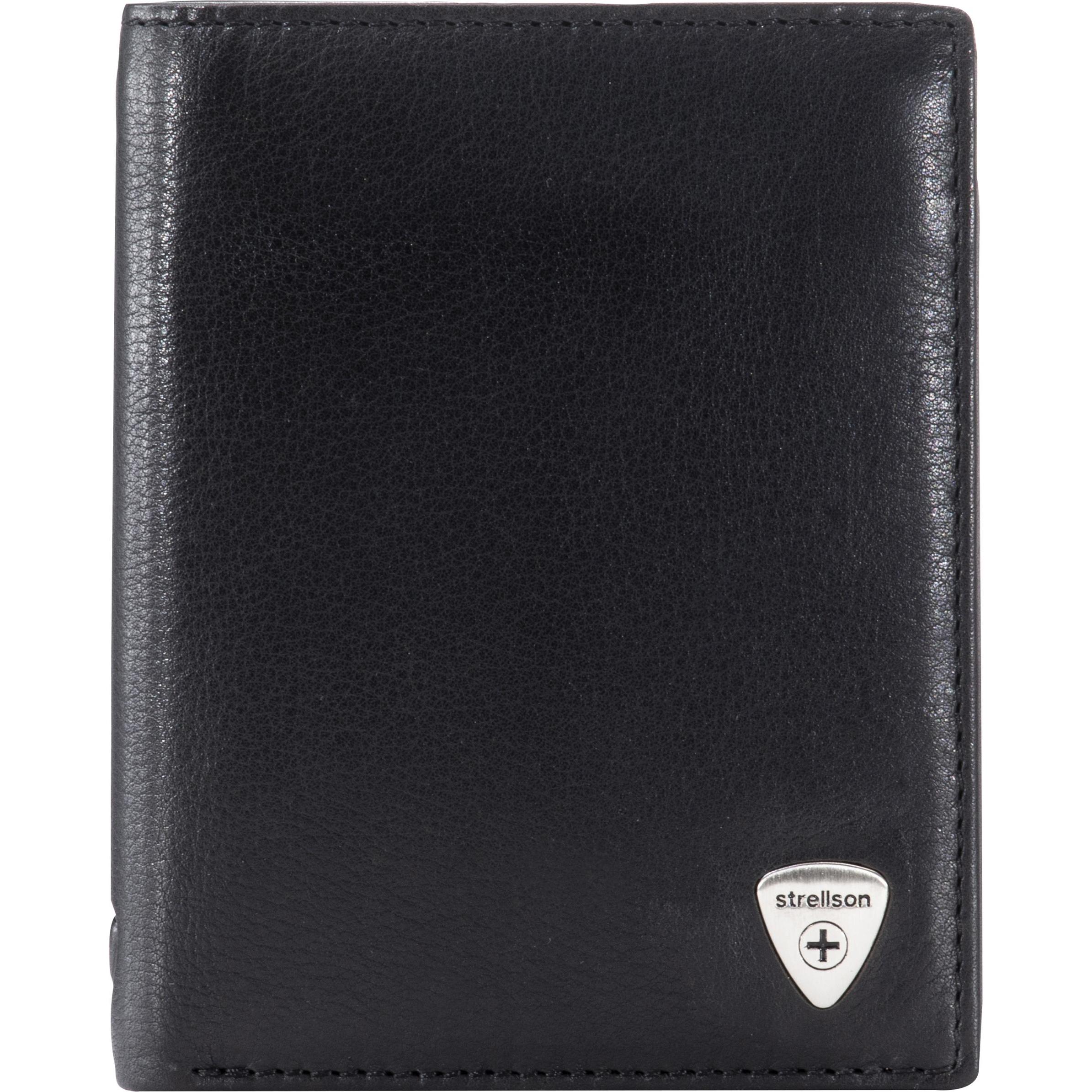 Strellson, Herren, Portemonnaie, Harrison BillFold V8, Schwarz