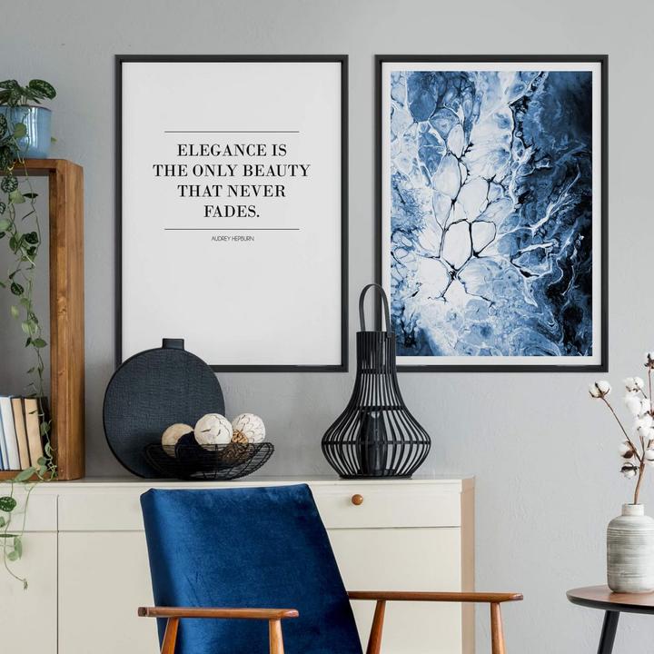 Produktbild Trenddeko Audrey Hepburn - Elegance is the only Beauty (24 x 30 cm)