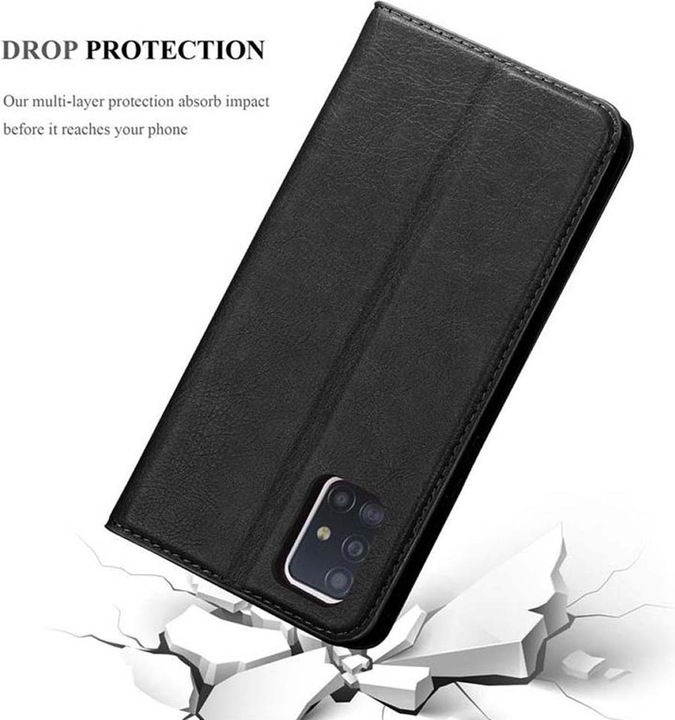 Actual product image Cadorabo Book Invisible Magnet Cover (Samsung Galaxy A51)