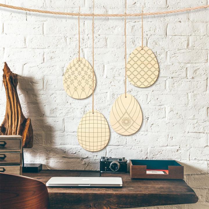 Produktbild Trenddeko Baumschmuck Ostereier 2 mit Aufhänger