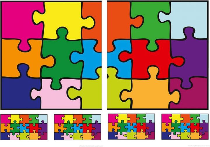 Produktbild Wizard + Genius Puzzle Farbig (85 x 85 cm)