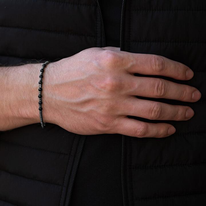 Immagine prodotto Trolli Troli - Bracciale moderno con perline e onice VBD395B (M)
