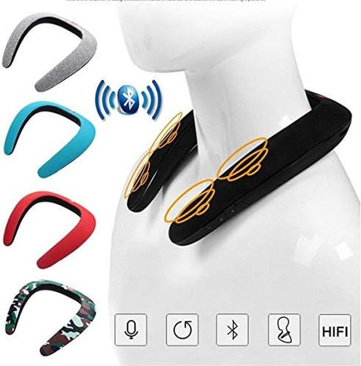 Actual product image Samsung Speaker Shoulder for Galaxy Note 10 + Smartphone Music Wireless Neck Bluetooth (Black) (8 h)