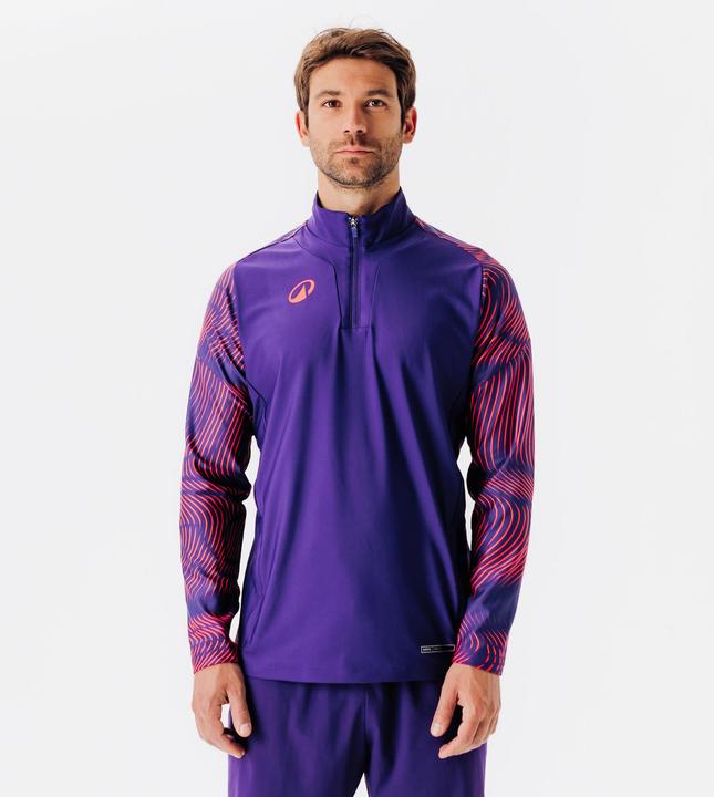 Produktbild Kipsta Fussball Sweatshirt 1/2 Zip - Viralto Wavy Club lila/rosa (XXL)