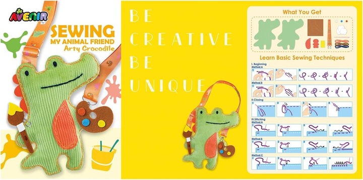 Actual product image Avenir Sewing Kit Crocodile Hanger