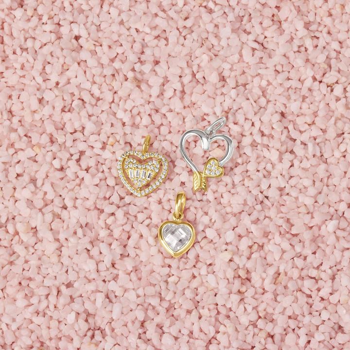 Image du produit Amor Pendentif pour femme, argent sterling 925, zirconium synth. | coeur (Argent 925)