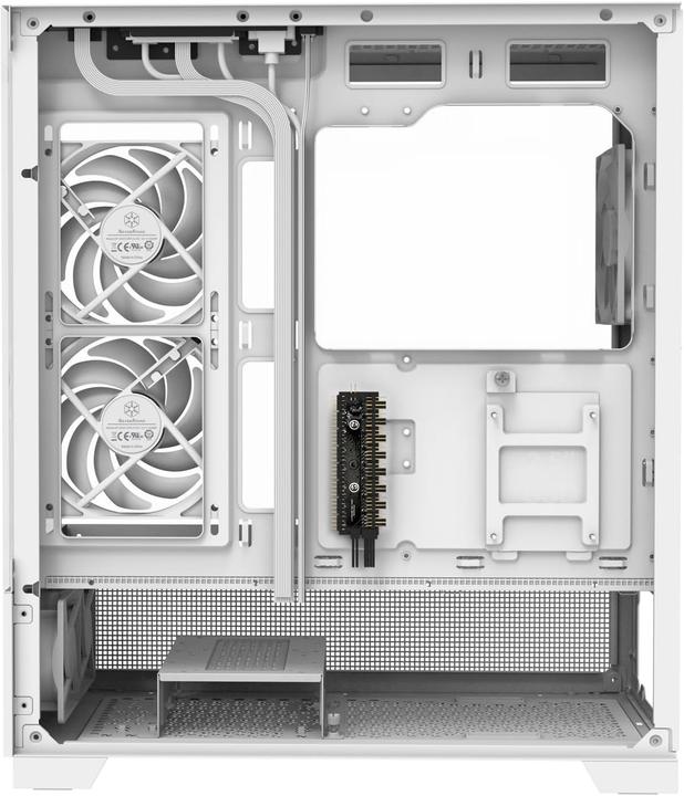 Produktbild Silverstone SST-LD05-W-ARGB - Panorama Tower Micro-ATX Computer Case, white (ATX, Micro ATX (mATX))