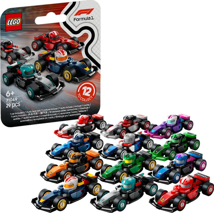 Image du produit LEGO Voitures de course F1 à collectionner (Assortiment) (71049, LEGO Minifigures)